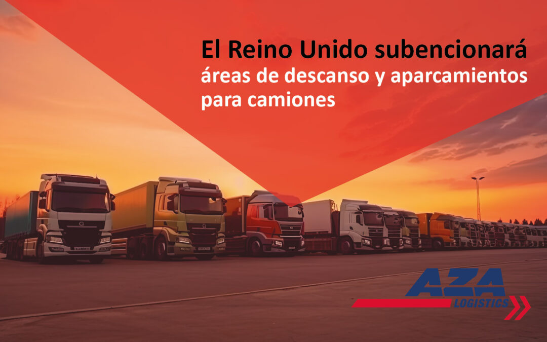 El Reino Unido subvencionará áreas de descanso y aparcamientos para camiones