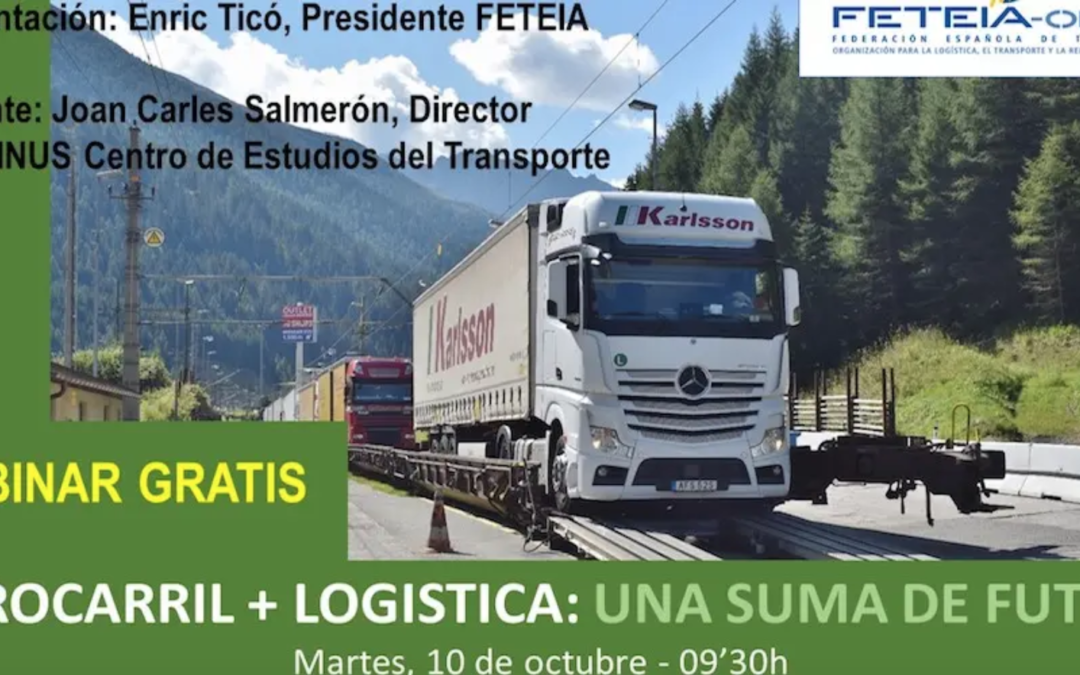 WEBINAR “Ferrocarril + Logística : una suma de futuro”