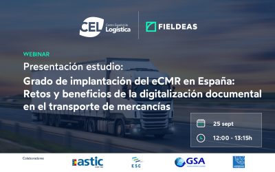 Webinar “Grado de Implantación del eCMR en España: Retos y beneficios de la digitalización documental en el transporte de mercancías”